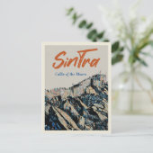 Afbeelding van het kasteel van Sintra Moors Portug Briefkaart (Staand voorkant)