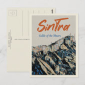 Afbeelding van het kasteel van Sintra Moors Portug Briefkaart (Voorkant / Achterkant)