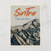 Afbeelding van het kasteel van Sintra Moors Portug Briefkaart (Voorkant)