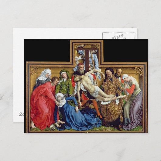 Afbeelding van het kruis, c.1435 briefkaart (Voorkant / Achterkant)