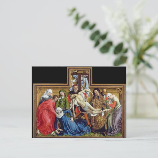 Afbeelding van het kruis, c.1435 briefkaart (Staand voorkant)