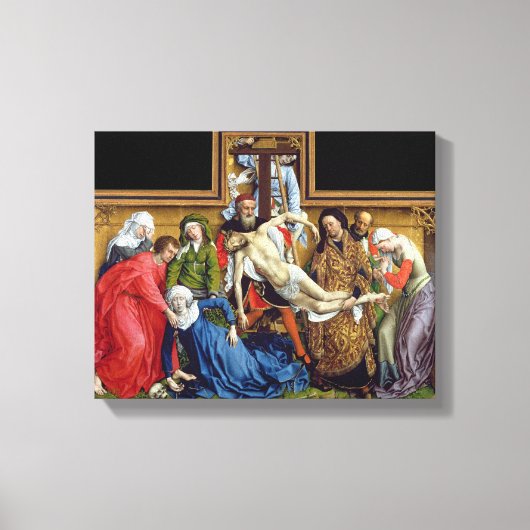 Afbeelding van het kruis, c.1435 canvas afdruk (Voorkant)