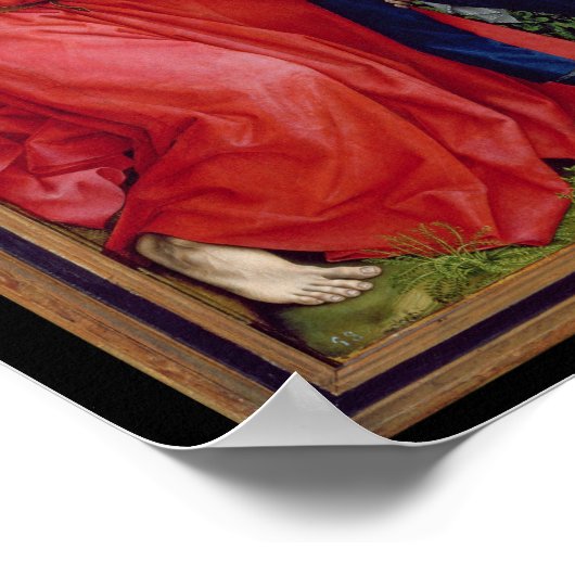 Afbeelding van het kruis, c.1435 poster (Hoek)