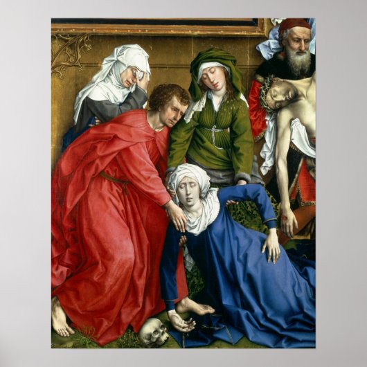 Afbeelding van het kruis, c.1435 poster (Voorkant)