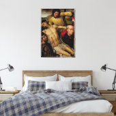 Afbeelding van het kruisje, linkerdeelvenster canvas afdruk (Insitu (Slaapkamer))