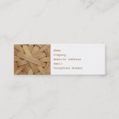 Afbeelding van het mandpatroon. mini visitekaartje (Voorkant)