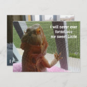 Afbeelding van het mooie gebarsten drakenpakket briefkaart (Voorkant / Achterkant)