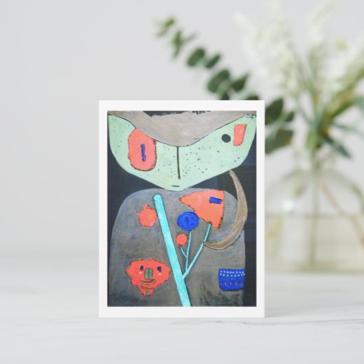 Afbeelding van het Oriental Theater, Paul Klee Briefkaart (Staand voorkant)