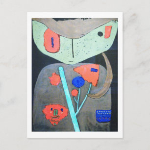 Afbeelding van het Oriental Theater, Paul Klee Briefkaart