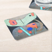 Afbeelding van het Oriental Theater, Paul Klee Kartonnen Onderzetters (Schuin)