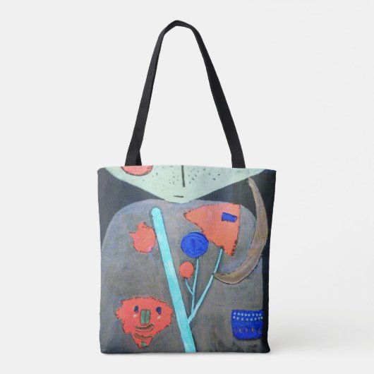 Afbeelding van het Oriental Theater, Paul Klee Tote Bag (Achterkant)