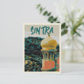Afbeelding van het paleis Sintra Pena Portugal Bri Briefkaart (Staand voorkant)