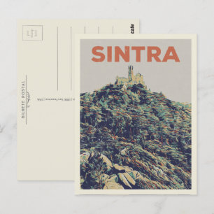 Afbeelding van het paleis Sintra Pena Portugal Briefkaart