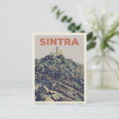 Afbeelding van het paleis Sintra Pena Portugal Briefkaart (Staand voorkant)
