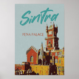 Afbeelding van het paleis Sintra Pena Portugal  Poster