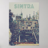 Afbeelding van het Paleis Sintra Regaleira Portuga Poster (Voorkant)