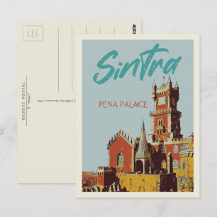 Afbeelding van het paleis van Sintra Pena Portugal Briefkaart