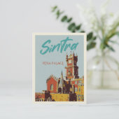 Afbeelding van het paleis van Sintra Pena Portugal Briefkaart (Staand voorkant)