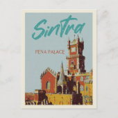 Afbeelding van het paleis van Sintra Pena Portugal Briefkaart (Voorkant)