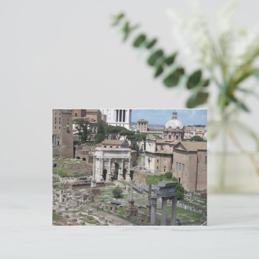 Afbeelding van het Roman Forum Briefkaart (Staand voorkant)