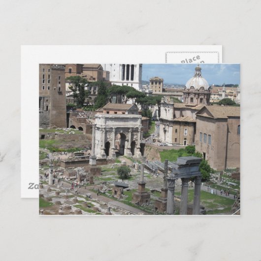 Afbeelding van het Roman Forum Briefkaart (Voorkant / Achterkant)