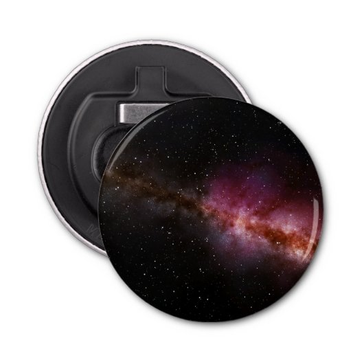 Afbeelding van het universum button flesopener (Voorkant)