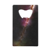 Afbeelding van het universum creditkaart flessenopener (Voorkant)