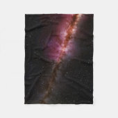 Afbeelding van het universum fleece deken (Voorkant)
