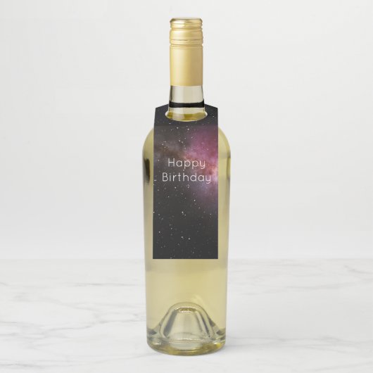 Afbeelding van het universum flessenhanger (Op fles)