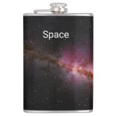 Afbeelding van het universum heupfles (Voorkant)