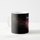 Afbeelding van het universum koffiemok (Voorkant links)