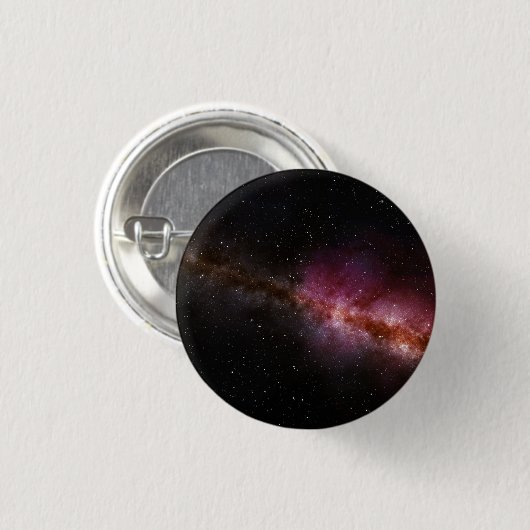 Afbeelding van het universum ronde button 3,2 cm (Voorkant /achterkant)