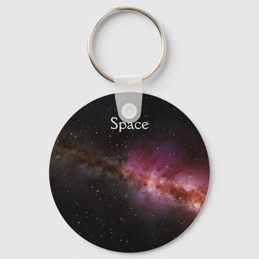 Afbeelding van het universum sleutelhanger (Voorkant)