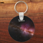 Afbeelding van het universum sleutelhanger (Voorkant)