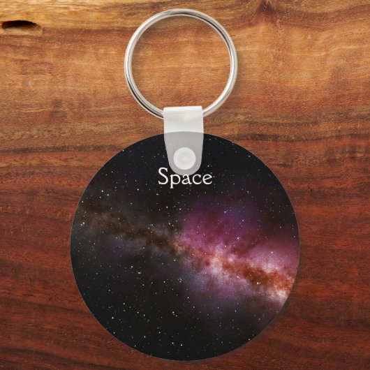 Afbeelding van het universum sleutelhanger (Voorkant)