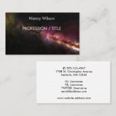 Afbeelding van het universum visitekaartje (Voorkant / Achterkant)