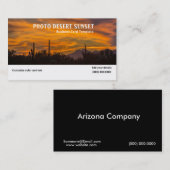 Afbeelding van het Visitekaartje van de woestijnzo (Voorkant / Achterkant)