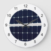 Afbeelding van het zonnepaneel grote klok (Voorkant)