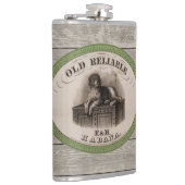  afbeelding van hond Sigar Label Heupfles (Rechts)