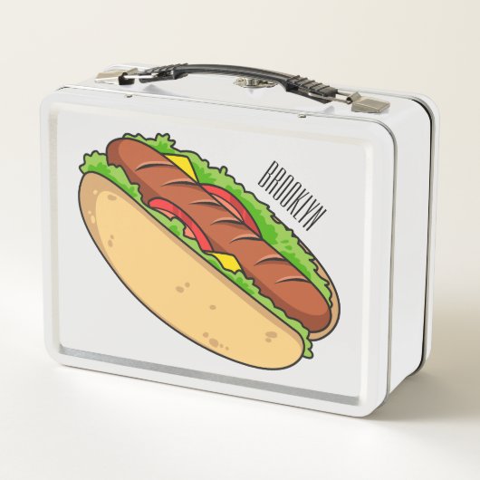 Afbeelding van hotdog cartoon (Achterkant)