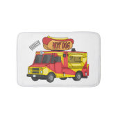 Afbeelding van hotdog-cartoon badmat (Voorkant)