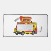 Afbeelding van hotdog-cartoon bureaumat (Keyboard & Muis)