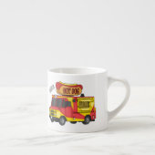 Afbeelding van hotdog-cartoon espresso kop (Rechts)