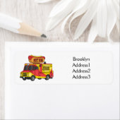 Afbeelding van hotdog-cartoon etiket (Insitu)