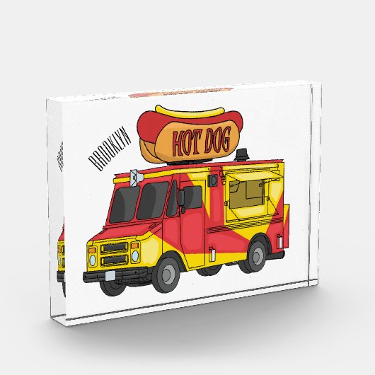 Afbeelding van hotdog-cartoon fotoblokken (Links)