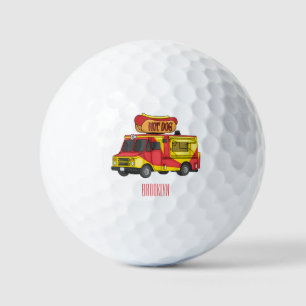 Afbeelding van hotdog-cartoon golfballen