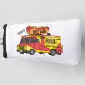 Afbeelding van hotdog-cartoon golfheadcover (Voorkant)