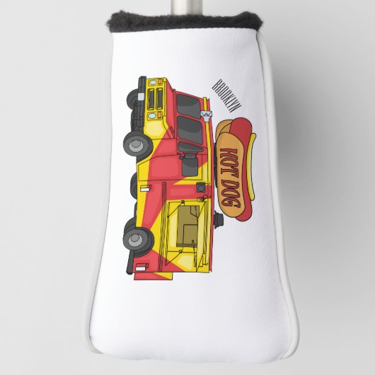 Afbeelding van hotdog-cartoon golfheadcover (Draai 90)