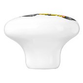 Afbeelding van hotdog-cartoon keramische knop (Zijkant)