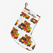 Afbeelding van hotdog-cartoon kleine kerstsok (Voorkant (Hangend))